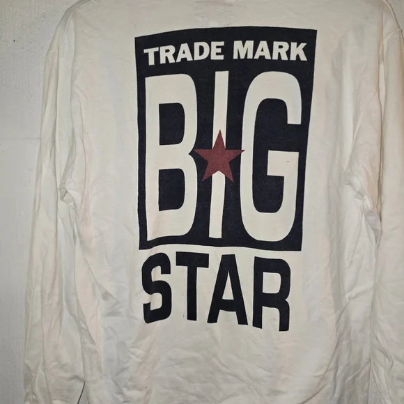 Big Star White Cotton Tee - Picture 1 of 3